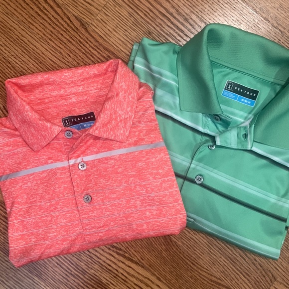 💥$10 SALE💥 Set of 2 Men’s PGA Tour Polos - Size Medium - Picture 9 of 10